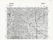 Billings County 1, North Dakota State Atlas 1961